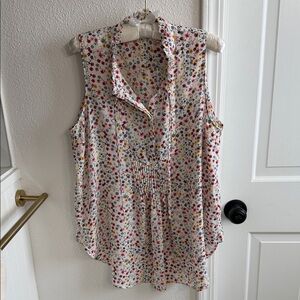 Gap Maternity Floral Sleeveless Women's Top - Size Medium